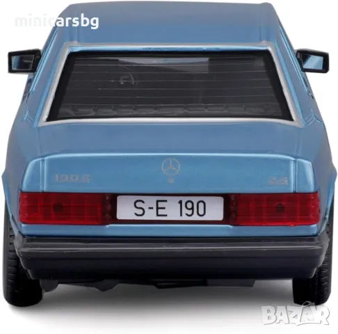 Метални колички: Mercedes-Benz 190E - Bburago, снимка 5 - Колекции - 48437797