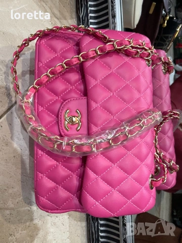 Chanel в цикламено , снимка 3 - Чанти - 53567056