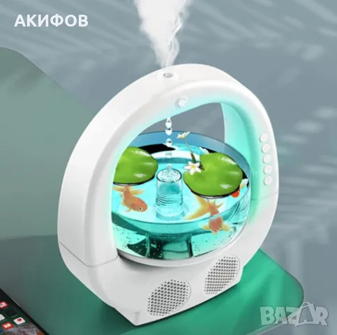 Антигравитационен овлажнител за въздух "Аквариум", с Bluetooth, снимка 2 - Овлажнители и пречистватели за въздух - 49321587
