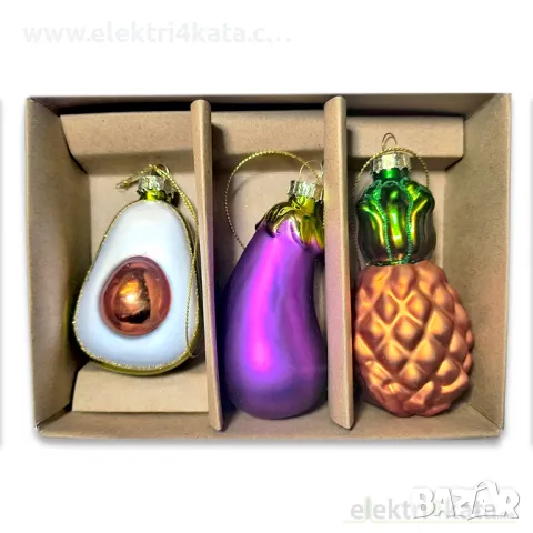 Стъклени коледни играчки - голям избор