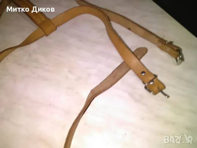 Кукерски колани два в един по 100см и на 20мм могат и пооделно естествена кожа, снимка 4 - Колани - 48999229