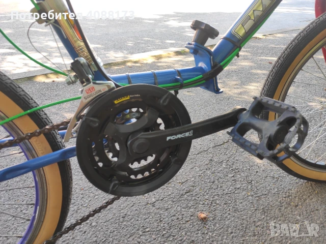 Сгъваем нов велосипед "Балкан" 20" с 15 скорости (5x3), снимка 4 - Велосипеди - 50956138