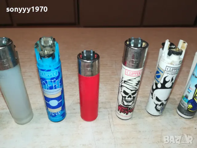 CLIPPER-ЛОТ 6-ЗАПАЛКИ ЗА КОЛЕКЦИЯ 10БР ЗА 65ЛВ 2512241710, снимка 4 - Колекции - 48457587