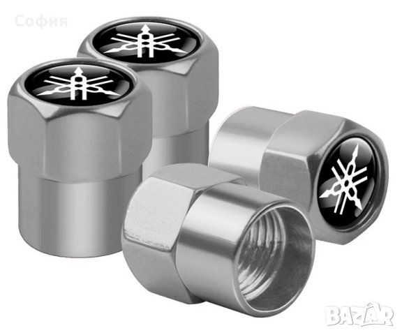 Нови метални капачки за винтили за Ямаха Yamaha и други автомобили НАЛИЧНО, снимка 2 - Аксесоари и консумативи - 44243390