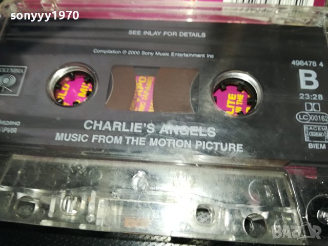 Charlie's Angels-Original Soundtrack лицензна касета-ORIGINAL TAPE 2102241336, снимка 10 - Аудио касети - 44399237