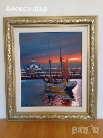 Маслена картина Подписана