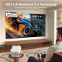 НОВ Whale TV Smart Projector Native 1080P WiFi Bluetooth 4K Support, снимка 7