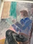 Интересна малка картина 1973 година, снимка 3