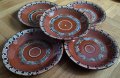 Ръчно изработени керамични чинии (в КОМПЛЕКТ - 40 лв.), снимка 1 - Антикварни и старинни предмети - 41419104
