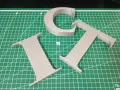 3D изработване и моделиране на персонализирани букви. За имена, фирми и тн., снимка 1