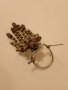 Радка брошка Арт Деко -1920г със клипс и игла кристали, снимка 5