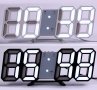 Настолен 3D LED Часовник – час, дата, температура - USB, светещ, снимка 2