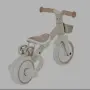Нова, неизползвана триколка с родителски контрол 3в1 GLOBBER LEARNING TRIKE PLUS ECOLOGIC, бежова. Л, снимка 4