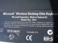 Microsoft Wireless Desktop Elite Keyboard 1011 – безжична луксозна клавиатура, мишка, ресийвър, снимка 10