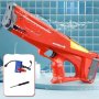 Воден пистолет, Пушка с вода, Акула, червен, снимка 1 - Образователни игри - 41455958