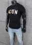 ✅🔥Мъжка тениска ICON 🛑XL XXL с цветен надпис ✅ТОП модели  ✅💢Грабни на ниска цена.     