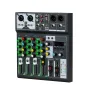Смесителен пулт RP - MIX 6BT,DJ Mixer, Bluetooth, Usb player, 3 Band EQ, FX, Plug and Play , снимка 3
