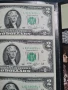 RARE.USA. UNCUT SHEET 4 GEM 1976 STAR $ 2 DOLLARS  STAR NOTES, снимка 4