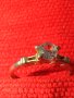 Стар Посребрен СКЪПОЦЕНЕН АРТ ДЕКО ПРЪСТЕН от БЛАГОРОДНА СТОМАНА МАЙСТОРСКИ с ГОЛЯМ ЦИРКОН 27531, снимка 12