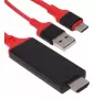HDMI кабел за телевизор към телефон type c, снимка 9