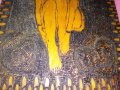 ИЗВОРЪТ на БЕЛОНОГАТА Стара ФИНО ПИРОГРАФИРАНА РОМАНТИЧНА РИСУНКА ДЪРВЕНО АРТ ПАНО ДВУСТРАННО 42829, снимка 10