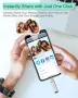 Нова Флашка за телефон 128GB памет за iPhone/Android/PC Бърз Трансфер, снимка 6