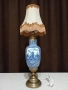 Красива голяма старинна порцеланова лампа, снимка 1