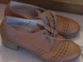 Дамски обувки от естествена кожа номер 40, нови, снимка 5