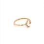 Златен дамски пръстен 1,06гр. размер:57 14кр. проба:585 модел:20141-6, снимка 3