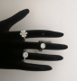 Сребърни дамски пръстени, снимка 2