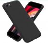 iPhone SE 2022, SE 2020, iPhone 7 / 8 - силиконов черен тънък кейс