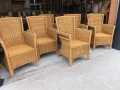 Комплект ратан - 6 броя кресла, снимка 1