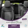 Универсална автомобилна тапицерия Otom Comfortline, ортопедичен дизайн - Черно/Сиво, снимка 2