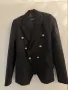 Елегантно черно дамско сако Balmain Paris, снимка 1