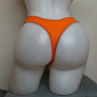 Оранжев тюлен сутиен с прозрачни чашки и бродерии 75А/В размер, снимка 11