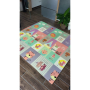 4129  Сгъваемо детско килимче за игра, топлоизолиращо 180x200х1см - Мече и горски животни, снимка 15