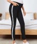 Черен панталон, еластичен, размер ХС, снимка 1 - Дрехи за бременни - 34552989