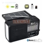 Соларно Радио- Bluetooth,USB,SD+LED Фенер 9006 BT-S, снимка 1