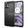 Motorola Moto G13 Противоударен Силиконов Гръб - Карбон, снимка 3
