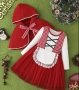 6г. Нов Страхотен костюм Червената шапчица рокля, снимка 1
