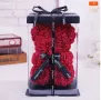 Мече от рози в подаръчна кутия 25см 40см, BG Rose Bear, снимка 11