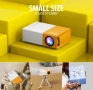 Нов YG300 Мини LED видео проектор/Full HD/забавления за деца/домашно кино/HDMI/USB/дистанционно, снимка 3