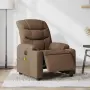 vidaXL Електрически масажен реклайнер стол, кафяв, текстил（SKU: 3206640）, снимка 2