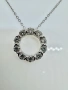 Сребърно колие с мойсанит (Диамант) 1 карат, снимка 3