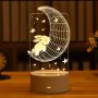 НОВИ Уникални 3D LED нощни лампи., снимка 7
