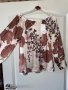 Страхотна нова елегантна one size универсален размер  блуза летен топ клонче рози , снимка 12