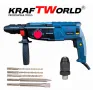 Комплект 2в1 Ъглошлайф 125мм и Ударна Бормашина KraftWorld, снимка 3