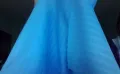 Коприна ,цвят син , снимка 2