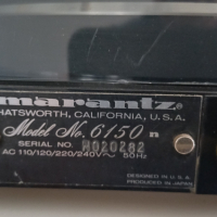 Грамофон MARANTZ 6150, снимка 7 - Грамофони - 44617888