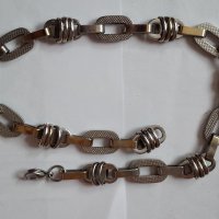 Дамски ланец  от стомана , снимка 1 - Колиета, медальони, синджири - 41147908